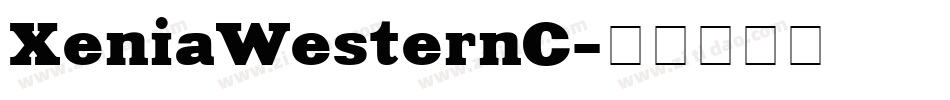 XeniaWesternC字体转换