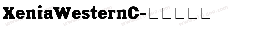 XeniaWesternC字体转换