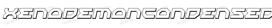 XenoDemonCondensed-mdZP字体转换