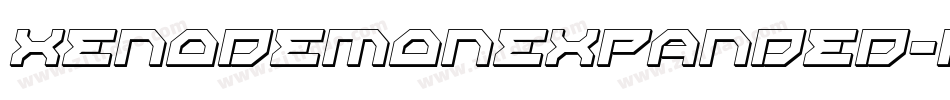 XenoDemonExpanded-PeZr字体转换 XenoDemonExpanded-PeZr字体转换