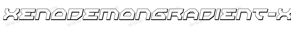 XenoDemonGradient-XpXd字体转换 XenoDemonGradient-XpXd字体转换