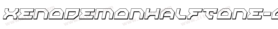 XenoDemonHalfTone-oLx0字体转换 XenoDemonHalfTone-oLx0字体转换