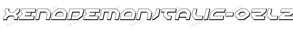 XenoDemonItalic-0Zlz字体转换