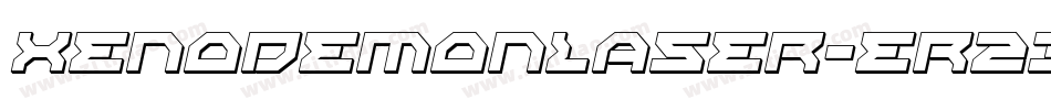 XenoDemonLaser-er23字体转换 XenoDemonLaser-er23字体转换