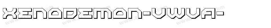 XenoDemon-vWvA字体转换