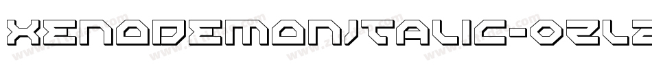 XenoDemonItalic-0Zlz字体转换