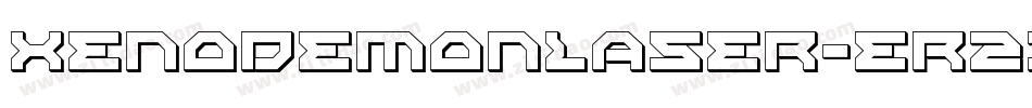 XenoDemonLaser-er23字体转换 XenoDemonLaser-er23字体转换