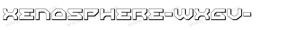 Xenosphere-WXgv字体转换