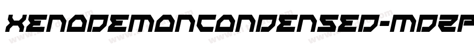 XenoDemonCondensed-mdZP字体转换