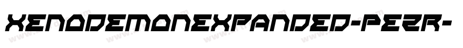XenoDemonExpanded-PeZr字体转换 XenoDemonExpanded-PeZr字体转换