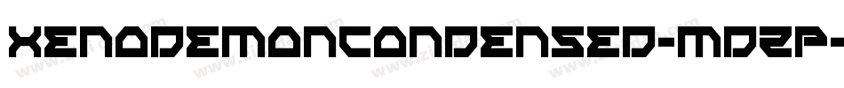 XenoDemonCondensed-mdZP字体转换