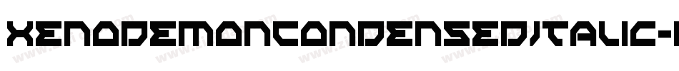 XenoDemonCondensedItalic-dY5K字体转换 XenoDemonCondensedItalic-dY5K字体转换