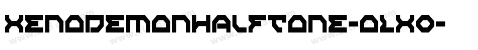 XenoDemonHalfTone-oLx0字体转换 XenoDemonHalfTone-oLx0字体转换