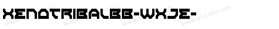 XenotribalBb-WXJE字体转换