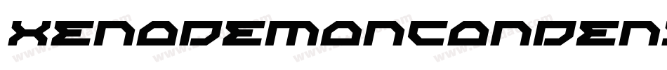 XenoDemonCondensed-mdZP字体转换