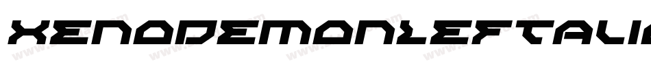 XenoDemonLeftalic-aRy5字体转换 XenoDemonLeftalic-aRy5字体转换