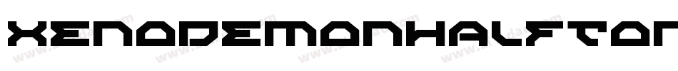 XenoDemonHalfToneItalic-4DyK字体转换 XenoDemonHalfToneItalic-4DyK字体转换