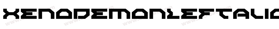 XenoDemonLeftalic-aRy5字体转换 XenoDemonLeftalic-aRy5字体转换