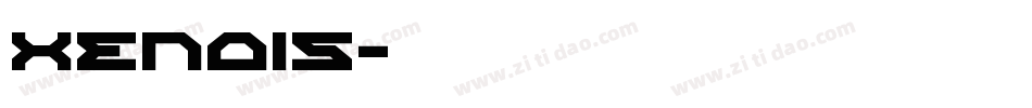 Xenois字体转换
