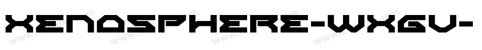 Xenosphere-WXgv字体转换