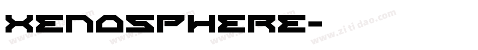 xenosphere字体转换