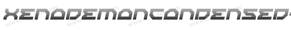 XenoDemonCondensed-mdZP字体转换