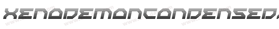 XenoDemonCondensedItalic-dY5K字体转换 XenoDemonCondensedItalic-dY5K字体转换