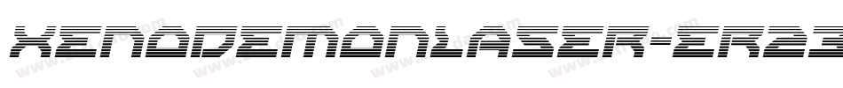 XenoDemonLaser-er23字体转换 XenoDemonLaser-er23字体转换