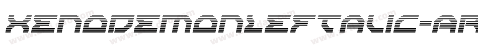 XenoDemonLeftalic-aRy5字体转换 XenoDemonLeftalic-aRy5字体转换