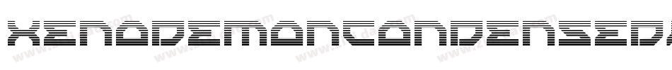 XenoDemonCondensedItalic-dY5K字体转换 XenoDemonCondensedItalic-dY5K字体转换