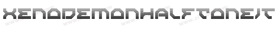 XenoDemonHalfToneItalic-4DyK字体转换 XenoDemonHalfToneItalic-4DyK字体转换