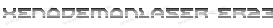 XenoDemonLaser-er23字体转换 XenoDemonLaser-er23字体转换