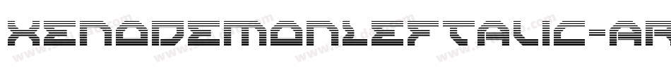 XenoDemonLeftalic-aRy5字体转换 XenoDemonLeftalic-aRy5字体转换