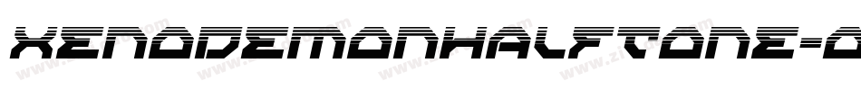 XenoDemonHalfTone-oLx0字体转换 XenoDemonHalfTone-oLx0字体转换