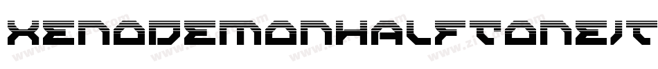 XenoDemonHalfToneItalic-4DyK字体转换 XenoDemonHalfToneItalic-4DyK字体转换
