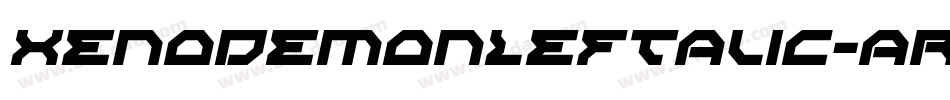 XenoDemonLeftalic-aRy5字体转换 XenoDemonLeftalic-aRy5字体转换