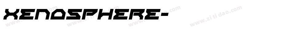 xenosphere字体转换