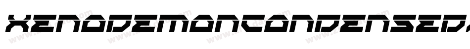 XenoDemonCondensedItalic-dY5K字体转换 XenoDemonCondensedItalic-dY5K字体转换