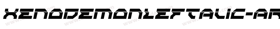XenoDemonLeftalic-aRy5字体转换 XenoDemonLeftalic-aRy5字体转换