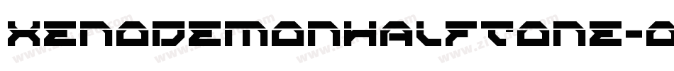 XenoDemonHalfTone-oLx0字体转换 XenoDemonHalfTone-oLx0字体转换