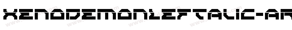 XenoDemonLeftalic-aRy5字体转换 XenoDemonLeftalic-aRy5字体转换