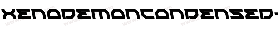 XenoDemonCondensed-mdZP字体转换