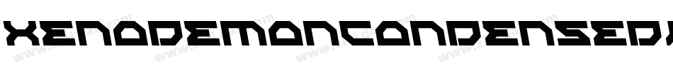 XenoDemonCondensedItalic-dY5K字体转换 XenoDemonCondensedItalic-dY5K字体转换