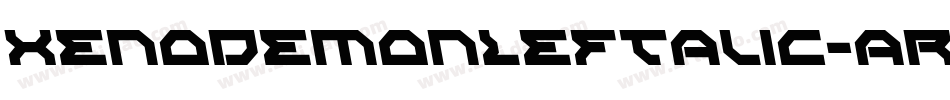 XenoDemonLeftalic-aRy5字体转换 XenoDemonLeftalic-aRy5字体转换