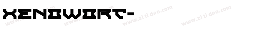XENOWORT字体转换