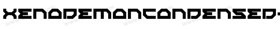 XenoDemonCondensed-mdZP字体转换