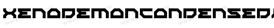 XenoDemonCondensedItalic-dY5K字体转换 XenoDemonCondensedItalic-dY5K字体转换