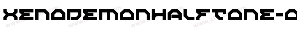 XenoDemonHalfTone-oLx0字体转换 XenoDemonHalfTone-oLx0字体转换
