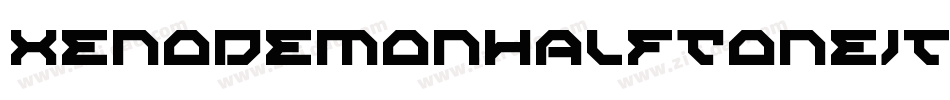 XenoDemonHalfToneItalic-4DyK字体转换 XenoDemonHalfToneItalic-4DyK字体转换