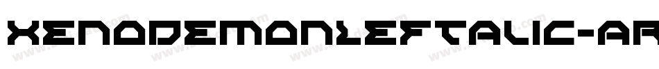 XenoDemonLeftalic-aRy5字体转换 XenoDemonLeftalic-aRy5字体转换